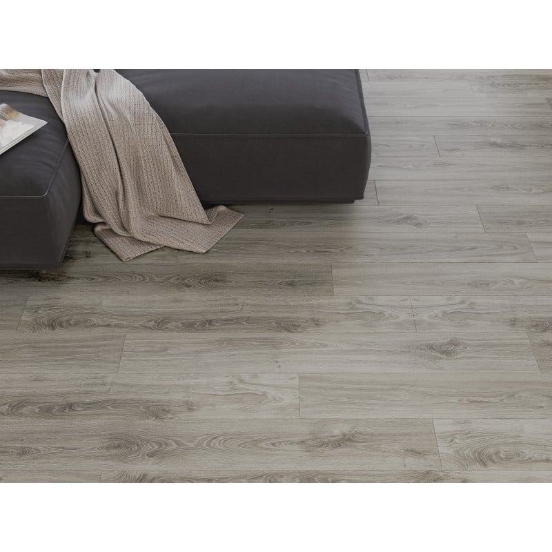 Mexen Silver Creek échantillon de panneaux vinyles SPC 6,5 mm, sous-couche IXPE 1,5 mm, 4 V-Fuga, Chêne - F1047-S