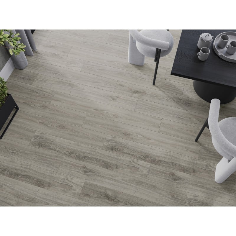 Mexen Silver Creek échantillon de panneaux vinyles SPC 6,5 mm, sous-couche IXPE 1,5 mm, 4 V-Fuga, Chêne - F1047-S