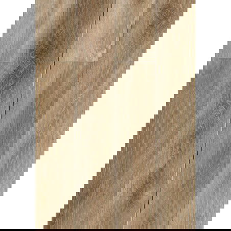 Mexen San Marcos échantillon de panneaux en vinyle 1240 x 182 mm SPC 6,5 mm, sous-couche IXPE 1,5 mm, 4 V-Fuge, Chêne - F1048-S