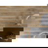 Mexen San Marcos échantillon de panneaux en vinyle 1240 x 182 mm SPC 6,5 mm, sous-couche IXPE 1,5 mm, 4 V-Fuge, Chêne - F1048-S