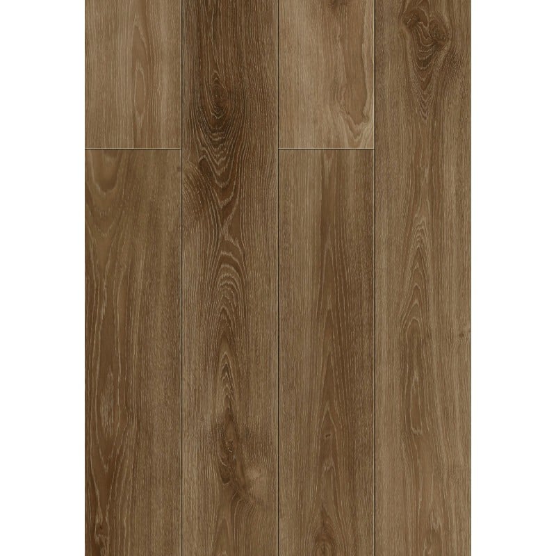 Mexen San Juan échantillon de panneaux vinyles SPC 6,5 mm, sous-couche IXPE 1,5 mm, 4 V-Joints, Chêne - F1049-S