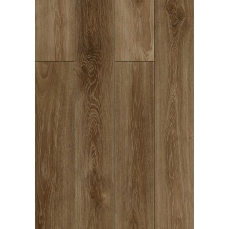 Mexen San Juan échantillon de panneaux vinyles SPC 6,5 mm, sous-couche IXPE 1,5 mm, 4 V-Joints, Chêne - F1049-S