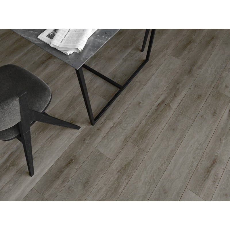 Mexen Sherwood échantillon de panneaux en vinyle SPC 6,5 mm, sous-couche IXPE 1,5 mm, 4 chanfreins en V, chêne - F1051-S