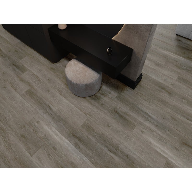 Mexen Sherwood échantillon de panneaux en vinyle SPC 6,5 mm, sous-couche IXPE 1,5 mm, 4 chanfreins en V, chêne - F1051-S