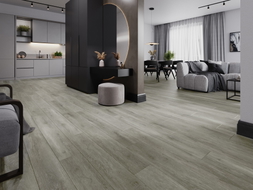 Mexen Riverdale échantillon de panneaux vinyles SPC 6,5 mm, sous-couche IXPE 1,5 mm, 4 V-Joint, Chêne - F1052-S