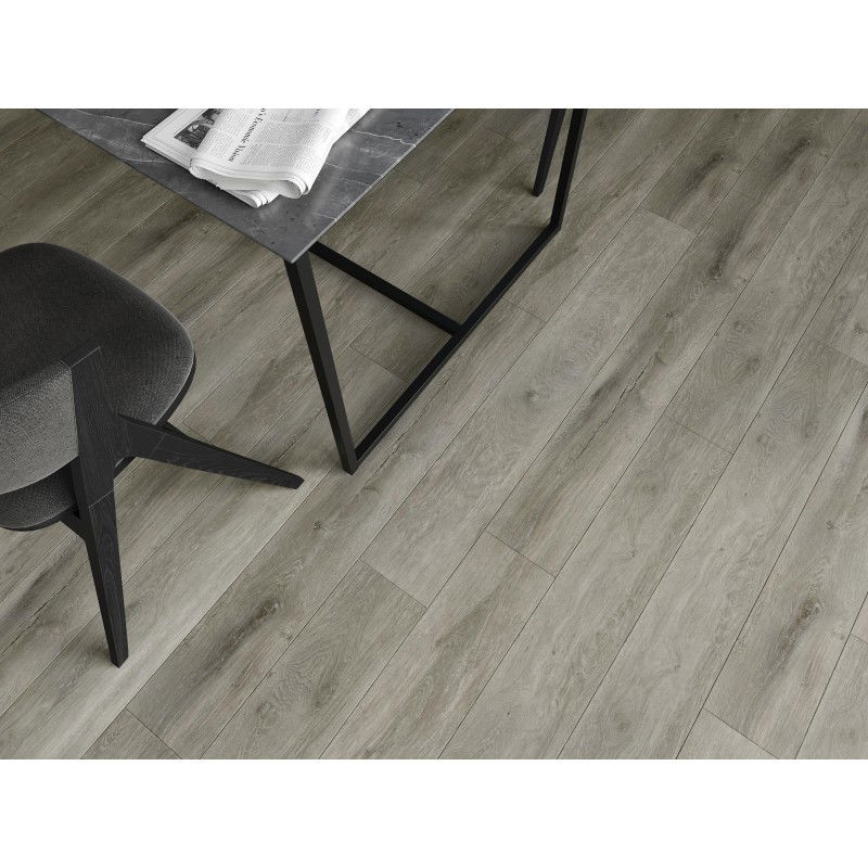 Mexen Riverdale échantillon de panneaux vinyles 1240 x 182 mm SPC 6,5 mm, sous-couche IXPE 1,5 mm, 4 V-Fuga, Chêne - F1052-S
