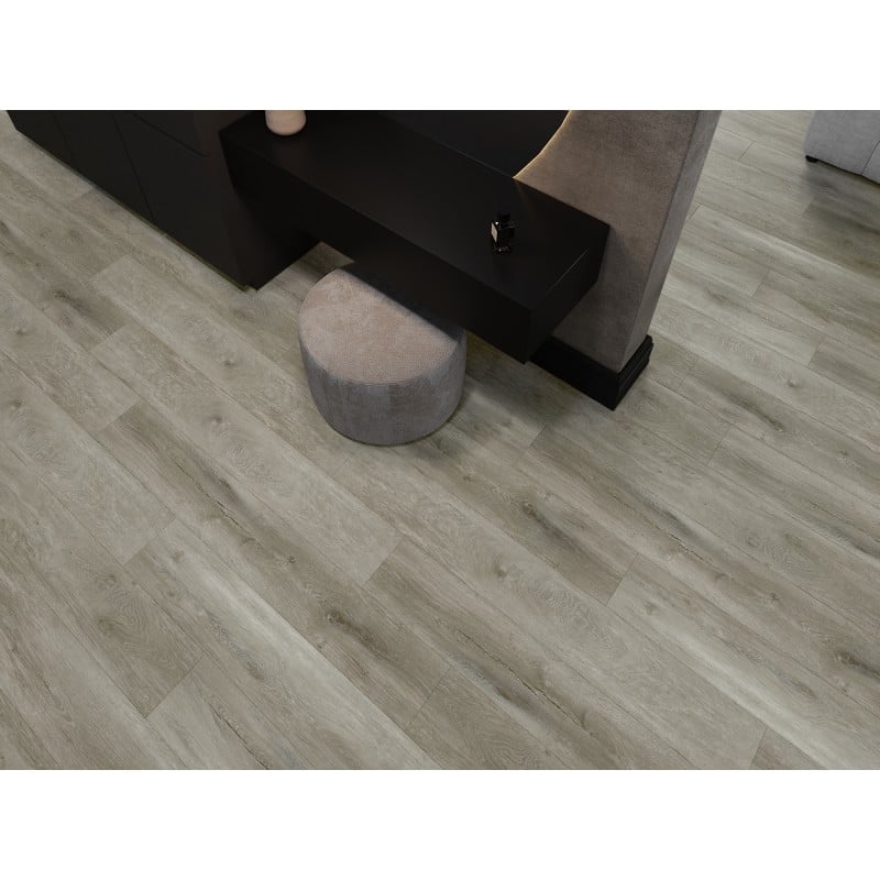 Mexen Riverdale échantillon de panneaux vinyles SPC 6,5 mm, sous-couche IXPE 1,5 mm, 4 V-Joint, Chêne - F1052-S