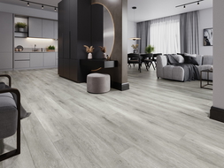 Mexen Boone échantillon de panneaux vinyles 1240 x 182 mm SPC 6,5 mm, sous-couche IXPE 1,5 mm, 4 V-Fuga, Chêne - F1054-S