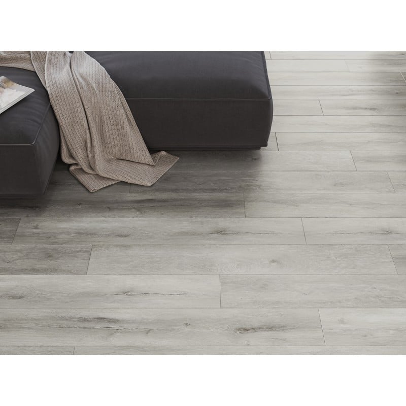 Mexen Boone échantillon de panneaux vinyles SPC 6,5 mm, sous-couche IXPE 1,5 mm, 4 V-Joint, Chêne - F1054-S