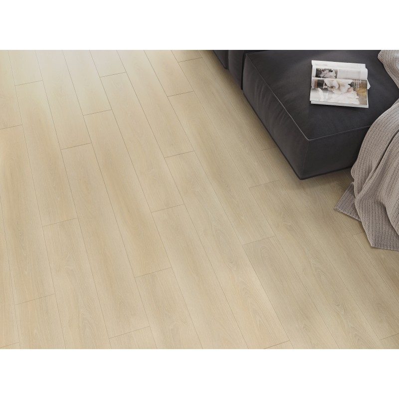 Mexen Charlotte échantillon de panneaux vinyles SPC 6,5 mm, sous-couche IXPE 1,5 mm, 4 V-Joint, Chêne - F1055-S