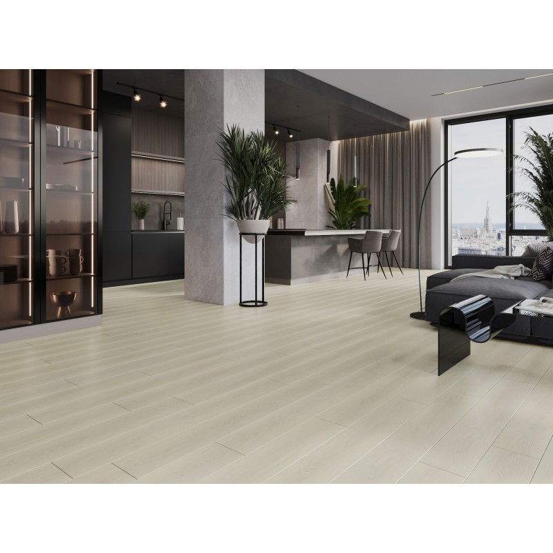 Mexen Concord échantillon de panneaux vinyles 1240 x 182 mm SPC 6,5 mm, sous-couche IXPE 1,5 mm, 4 V-Fuga, Chêne - F1056-S