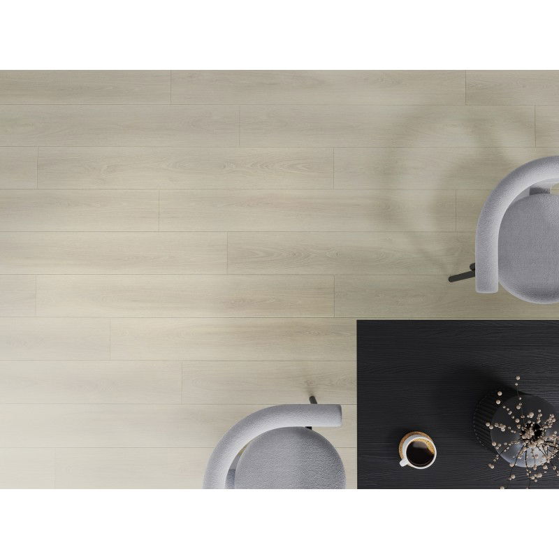 Mexen Concord échantillon de panneaux vinyles 1240 x 182 mm SPC 6,5 mm, sous-couche IXPE 1,5 mm, 4 V-Fuga, Chêne - F1056-S