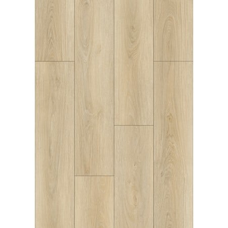 Mexen Kinston échantillon de panneaux en vinyle SPC 6,5 mm, sous-couche IXPE 1,5 mm, 4 V-Fuga, Chêne - F1057-S