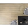 Mexen Kinston échantillon de panneaux en vinyle SPC 6,5 mm, sous-couche IXPE 1,5 mm, 4 V-Fuga, Chêne - F1057-S