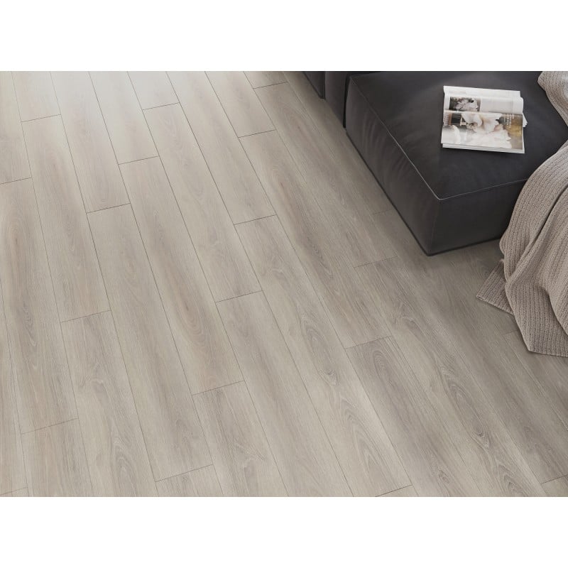 Mexen Wilson échantillon de panneaux vinyles SPC 6,5 mm, sous-couche IXPE 1,5 mm, 4 V-Fuga, Chêne - F1058-S