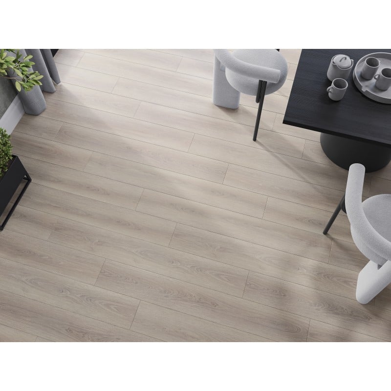 Mexen Wilson échantillon de panneaux vinyles SPC 6,5 mm, sous-couche IXPE 1,5 mm, 4 V-Fuga, Chêne - F1058-S