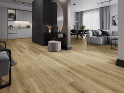 Mexen Sanford échantillon de panneaux en vinyle 1240 x 182 mm SPC 6,5 mm, sous-couche IXPE 1,5 mm, 4 V-Fuga, Chêne - F1059-S