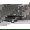 Paroi de douche coulissante Mexen Velar L Walk-in 100 x 200 cm, transparent 8 mm, or - 871-100-003-03-50