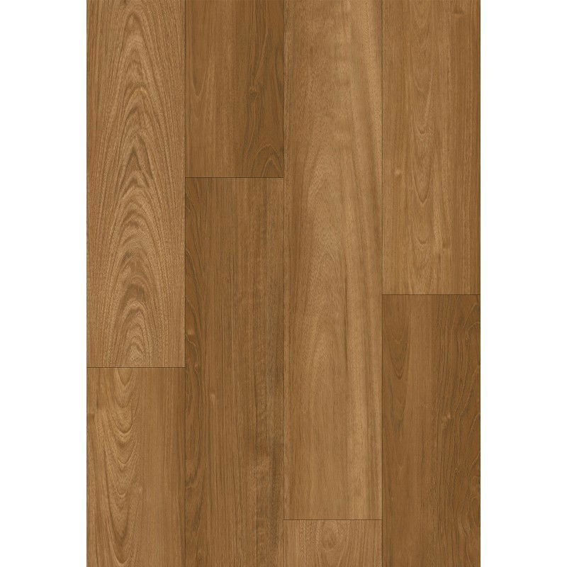 Mexen Overland Park échantillon de panneau vinyle 1240 x 182 mm SPC 6,5 mm, support IXPE 1,5 mm, 4 V-Fuge, Jatoba - F1067-S