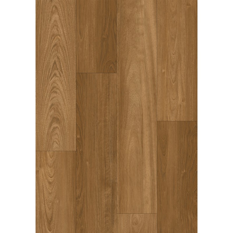 Mexen Overland Park échantillon de panneaux vinyles SPC 6,5 mm, sous-couche IXPE 1,5 mm, 4 V-Joint, Jatoba - F1067-S