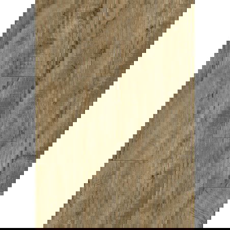 Mexen El Paso  échantillon de panneaux vinyles 1240 x 182 mm SPC 6,5 mm, sous-couche IXPE 1,5 mm, 4 V-Fugue, Noyer - F1069-S