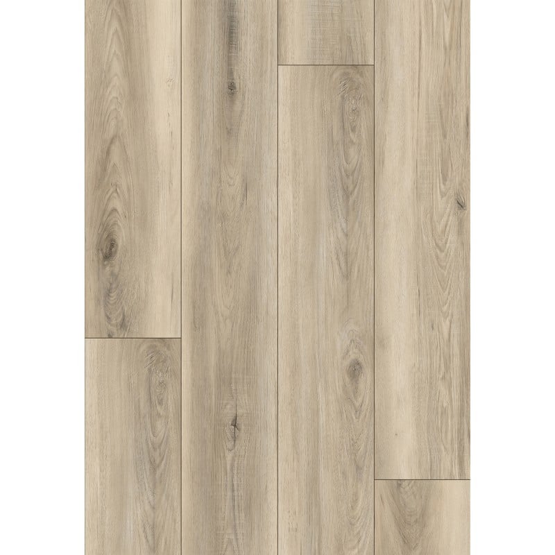 Mexen Nashville  échantillon de panneaux vinyles SPC 6,5 mm, sous-couche IXPE 1,5 mm, 4 chanfreins en V, Noyer - F1070-S