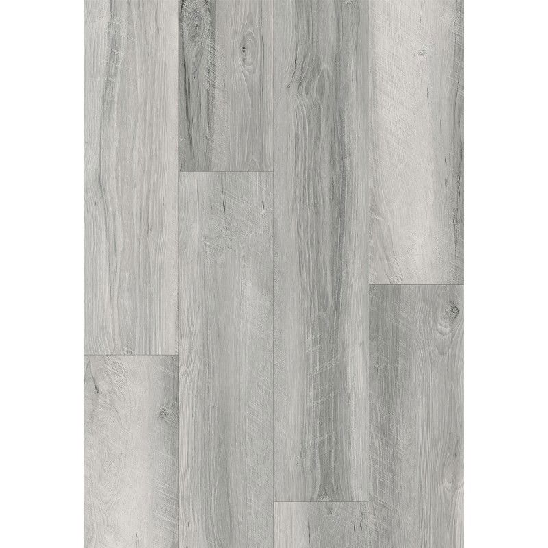 Mexen Portland échantillon de panneaux en vinyle 1240 x 182 mm SPC 6,5 mm, sous-couche IXPE 1,5 mm, 4 V-Fuga, noyer - F1071-S