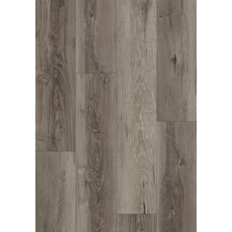 Mexen Tucson échantillon de panneaux vinyles 1240 x 182 mm SPC 6,5 mm, sous-couche IXPE 1,5 mm, 4 V-Fuga, Noyer - F1073-S