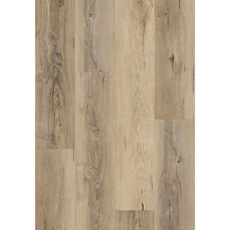 Mexen Fresno  échantillon de panneaux en vinyle 1240 x 182 mm SPC 6,5 mm, sous-couche IXPE 1,5 mm, 4 V-Joint, Noyer - F1074-S