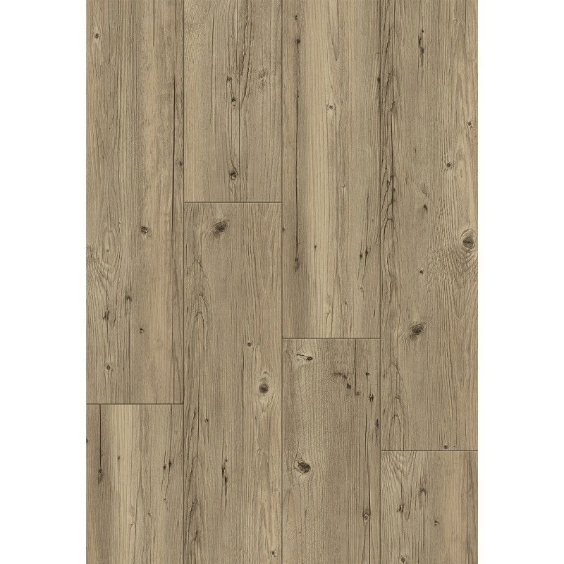 Mexen Arlington échantillon de panneaux vinyles 1240 x 182 mm SPC 6,5 mm, sous-couche IXPE 1,5 mm, 4 V-Fuga, Pin - F1078-S