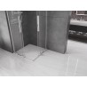 Mexen Velar L Cabine de douche Duo coulissante 80 x 80 cm, transparent, chrome - 871-080-080-02-03-01