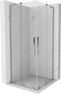 Mexen Velar L Cabine de douche coulissante Duo 100 x 100 cm, transparent, chrome - 871-100-100-02-03-01