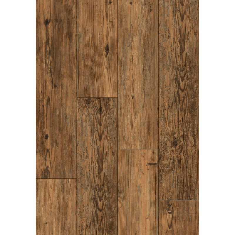 Échantillon de panneau en vinyle Mexen Anaheim 1240 x 182 mm SPC 6,5 mm, sous-couche IXPE 1,5 mm, 4 V-Fuge, Pin - F1080-S