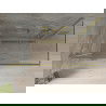 Mexen Omega cabine de douche coulissante 140 x 80 cm, transparent, dorée - 825-140-080-50-00