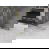 Cabine de douche coulissante Mexen Velar L Duo 90 x 90 cm, transparent, or brossé - 871-090-090-02-03-55