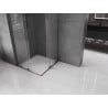 Mexen Velar L Duo cabine de douche coulissante 90 x 90 cm, transparent, gris arme brossé - 871-090-090-02-03-66
