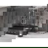 Mexen Velar L Duo cabine de douche coulissante 100 x 100 cm, transparent, gris canon brossé - 871-100-100-02-03-66