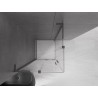 Mexen Velar L Duo cabine de douche coulissante 80 x 80 cm, transparent, gris pistolet brossé - 871-080-080-02-03-66