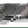 Cabine de douche coulissante Mexen Velar L Duo 100 x 100 cm, transparent, nickel brossé - 871-100-100-02-03-97