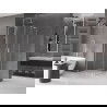 Cabine de douche coulissante Mexen Velar L Duo 100 x 100 cm, transparent, nickel brossé - 871-100-100-02-03-97