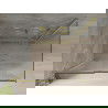 Cabine de douche coulissante Mexen Omega 110 x 100 cm, transparent, dorée - 825-110-100-50-00
