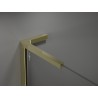 Mexen Velar L Duo cabine de douche coulissante 80 x 80 cm, givrée, dorée - 871-080-080-02-33-50
