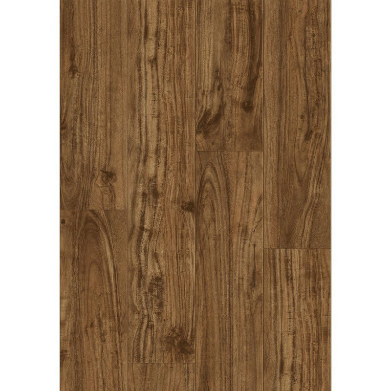 Mexen Lincoln échantillon de panneaux vinyles 1240 x 182 mm SPC 6,5 mm, sous-couche IXPE 1,5 mm, 4 V-Fuga, Noyer - F1087-S