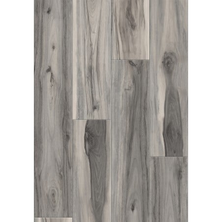 Mexen Chula Vista échantillon de panneaux vinyles SPC 6,5 mm, sous-couche IXPE 1,5 mm, 4 chanfreins en V, Noix - F1088-S