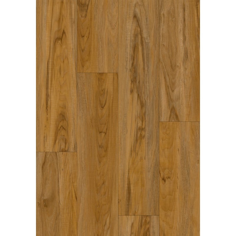Mexen Norfolk  échantillon de panneaux vinyles SPC 6,5 mm, sous-couche IXPE 1,5 mm, 4 V-Fuga, Teck - F1093-S