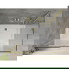 Mexen Omega cabine de douche coulissante 100 x 70 cm, transparent, doré + receveur plat - 825-100-070-50-00-4010