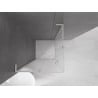 Mexen Velar L Duo cabine de douche coulissante 80 x 80 cm, givré, nickel brossé - 871-080-080-02-33-97