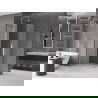 Mexen Velar L Duo cabine de douche coulissante 100 x 100 cm, givrée, nickel brossé - 871-100-100-02-33-97