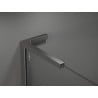 Mexen Velar L Duo cabine de douche coulissante 90 x 90 cm, givrée, gun metal - 871-090-090-02-33-95