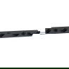 Mexen crochet pour serviette avec cinq supports, noir - 709175-70
